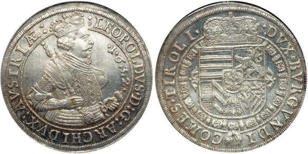 1 Thaler 哈布斯堡君主國 銀 Leopold V, Archduke of Austria (1586 – 1632)