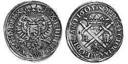 1 Thaler 外西凡尼亞公國 (鄂圖曼帝國) (1570 - 1711) 銀 