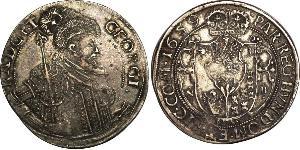 1 Thaler 外西凡尼亞公國 (鄂圖曼帝國) (1570 - 1711) 銀 György Rákóczi II,  prince of Transylvania (1621 -1660)
