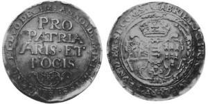 1 Thaler 外西凡尼亞公國 (鄂圖曼帝國) (1570 - 1711) 銀 