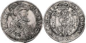 1 Thaler 外西凡尼亞公國 (鄂圖曼帝國) (1570 - 1711) 銀 György Rákóczi II,  prince of Transylvania (1621 -1660)