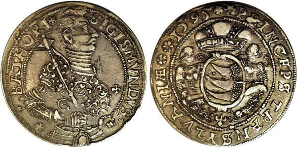 1 Thaler 外西凡尼亞公國 (鄂圖曼帝國) (1570 - 1711) 銀 Sigismund Báthory,  prince of Transylvania (1572 -1613)