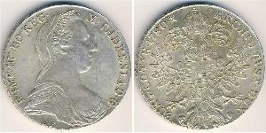 1 Thaler 奥地利历史 (1156 - 1806) 銀 