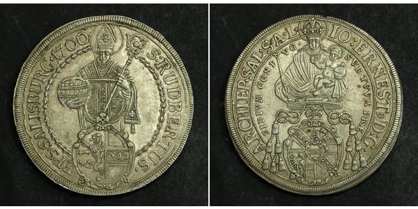 1 Thaler 奥地利历史 (1156 - 1806) 銀 