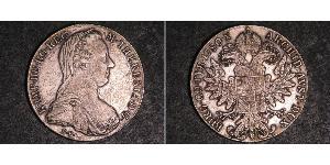 1 Thaler 奥地利历史 (1156 - 1806) / 哈布斯堡君主國 銀 玛丽亚·特蕾西亚 (1717 - 1780)
