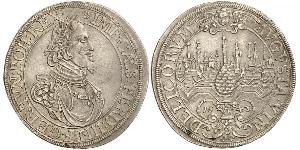 1 Thaler 奥格斯堡 (1276 - 1803 Augsburg) 銀 斐迪南三世 (神圣罗马帝国) (1608-1657)