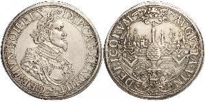 1 Thaler 奥格斯堡 (1276 - 1803 Augsburg) 銀 斐迪南三世 (神圣罗马帝国) (1608-1657)