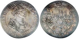 1 Thaler 奥格斯堡 (1276 - 1803 Augsburg) 銀 斐迪南三世 (神圣罗马帝国) (1608-1657)