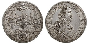 1 Thaler 奥格斯堡 (1276 - 1803 Augsburg) 銀 斐迪南三世 (神圣罗马帝国) (1608-1657)