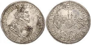 1 Thaler 奥格斯堡 (1276 - 1803 Augsburg) 銀 斐迪南三世 (神圣罗马帝国) (1608-1657)