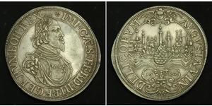 1 Thaler 奥格斯堡 (1276 - 1803 Augsburg) 銀 斐迪南三世 (神圣罗马帝国) (1608-1657)