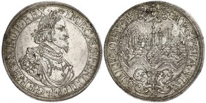 1 Thaler 奥格斯堡 (1276 - 1803 Augsburg) 銀 斐迪南三世 (神圣罗马帝国) (1608-1657)