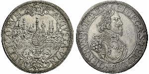 1 Thaler 奥格斯堡 (1276 - 1803 Augsburg) 銀 斐迪南三世 (神圣罗马帝国) (1608-1657)