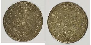 1 Thaler 奥格斯堡 (1276 - 1803 Augsburg) 銀 斐迪南三世 (神圣罗马帝国) (1608-1657)