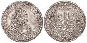 1 Thaler 奥格斯堡 (1276 - 1803 Augsburg) 銀 斐迪南三世 (神圣罗马帝国) (1608-1657)