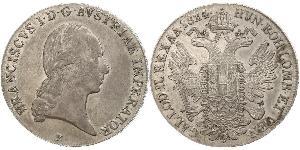 1 Thaler 奧地利帝國 (1804 - 1867) 銀 弗朗茨二世 (神圣罗马帝国) (1768 - 1835)