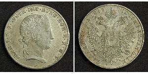 1 Thaler 奧地利帝國 (1804 - 1867) 銀 Ferdinand I of Austria (1793 - 1875)