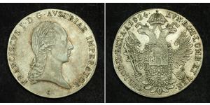 1 Thaler 奧地利帝國 (1804 - 1867) 銀 弗朗茨二世 (神圣罗马帝国) (1768 - 1835)