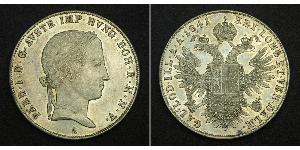 1 Thaler 奧地利帝國 (1804 - 1867) 銀 Ferdinand I of Austria (1793 - 1875)