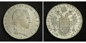 1 Thaler 奧地利帝國 (1804 - 1867) 銀 Ferdinand I of Austria (1793 - 1875)