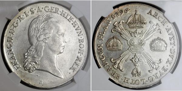 1 Thaler 奧地利帝國 (1804 - 1867) 銀 弗朗茨二世 (神圣罗马帝国) (1768 - 1835)