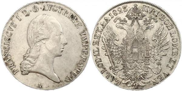 1 Thaler 奧地利帝國 (1804 - 1867) 銀 弗朗茨二世 (神圣罗马帝国) (1768 - 1835)