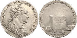 1 Thaler 巴伐利亞王國 (1806 - 1918) 銀 马克西米利安一世 (巴伐利亚国王) (1756 - 1825)