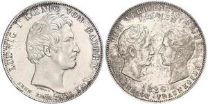 1 Thaler 巴伐利亞王國 (1806 - 1918) 銀 