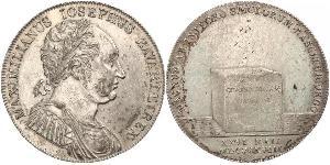 1 Thaler 巴伐利亞王國 (1806 - 1918) 銀 马克西米利安一世 (巴伐利亚国王) (1756 - 1825)