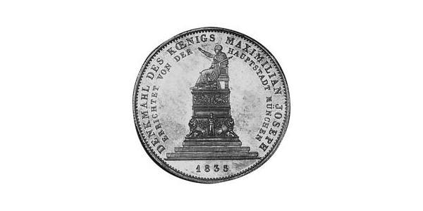 1 Thaler 巴伐利亞王國 (1806 - 1918) 銀 