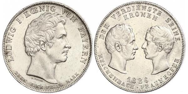 1 Thaler 巴伐利亞王國 (1806 - 1918) 銀 