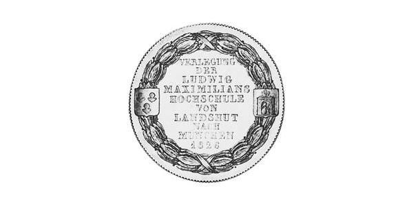 1 Thaler 巴伐利亞王國 (1806 - 1918) 銀 路德维希一世 (巴伐利亚)