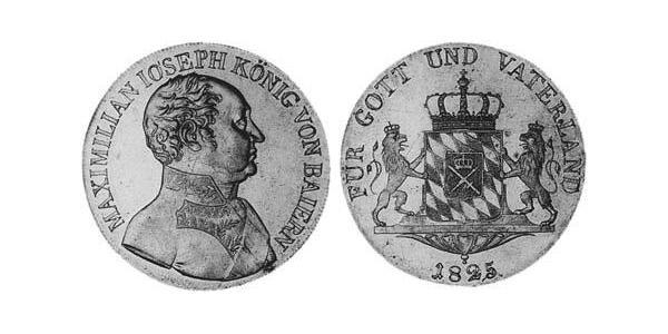 1 Thaler 巴伐利亞王國 (1806 - 1918) 銀 