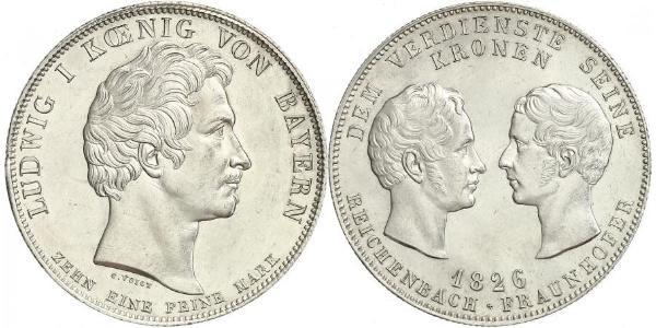 1 Thaler 巴伐利亞王國 (1806 - 1918) 銀 