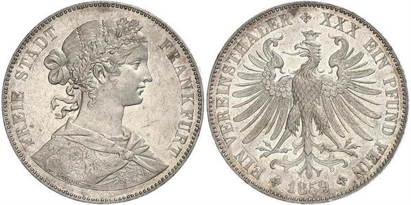 1 Thaler 德国 / 联邦州 (德国) 銀 
