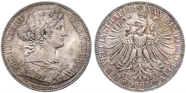 1 Thaler 德国 / 联邦州 (德国) 銀 