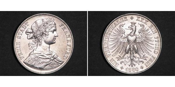 1 Thaler 德国 / 联邦州 (德国) 銀 