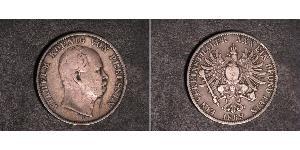 1 Thaler 普魯士王國 (1701 - 1918) 銀 威廉一世 (德国)