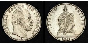1 Thaler 普魯士王國 (1701 - 1918) 銀 威廉一世 (德国)