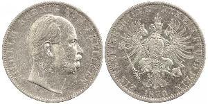 1 Thaler 普魯士王國 (1701 - 1918) 銀 威廉一世 (德国)