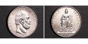 1 Thaler 普魯士王國 (1701 - 1918) 銀 威廉一世 (德国)