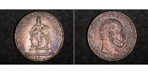 1 Thaler 普魯士王國 (1701 - 1918) 銀 威廉一世 (德国)