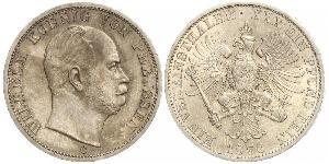 1 Thaler 普魯士王國 (1701 - 1918) 銀 威廉一世 (德国)
