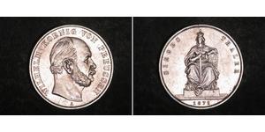 1 Thaler 普魯士王國 (1701 - 1918) 銀 威廉一世 (德国)