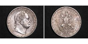 1 Thaler 普魯士王國 (1701 - 1918) 銀 威廉一世 (德国)