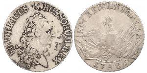 1 Thaler 普魯士王國 (1701 - 1918) 銀 腓特烈二世 (普鲁士) (1712 – 1786)