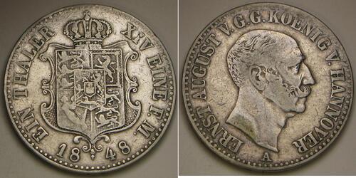 1 Thaler 汉诺威 銀 