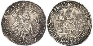 1 Thaler 神圣罗马帝国 (962 - 1806) 銀 