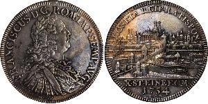 1 Thaler 神圣罗马帝国 (962 - 1806) 銀 弗朗茨一世 (神圣罗马帝国) (1708 - 1765)