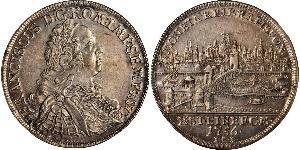 1 Thaler 神圣罗马帝国 (962 - 1806) 銀 弗朗茨一世 (神圣罗马帝国) (1708 - 1765)